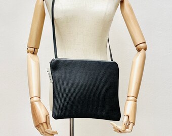 Gray shoulder bag, Gray women's bag, crossbody bag for day to day, minimalist bag, medium waterproof crossbody bag