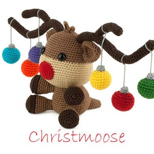 Crochet pattern Christmoose - Amigurumi - stuffed animal - tutorial - christmas
