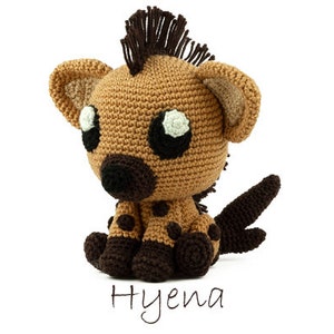 Haakpatroon Hyena - amigurumi - knuffel