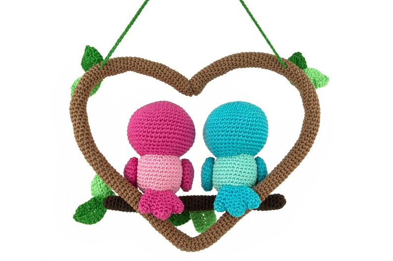 Crochet pattern Love birds Amigurumi image 3