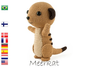 Crochet pattern Meerkat - Amigurumi - plush - stuffed animal