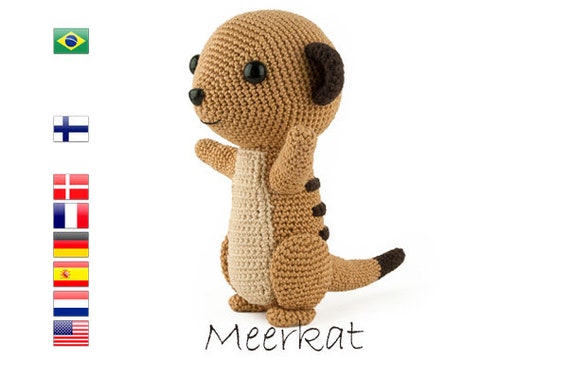 Heunec Misanimo Meerkat Plush - 39cm, Light Brown, GRS/PET Recycled Materials - View #4