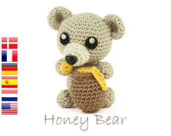 Haakpatroon Honingbeertje - amigurumi - knuffel