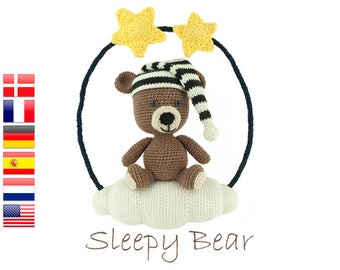 Crochet pattern Sleepy Bear