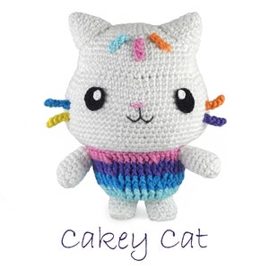 Crochet pattern Cakey Cat- Gabby's Dollhouse - amigurumi - plush