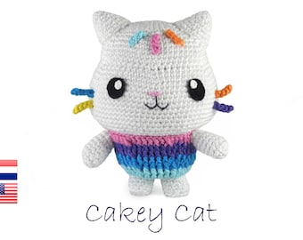 Haakpatroon Cakey - Gabby's Poppenhuis - amigurumi - knuffel