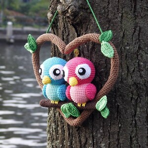 Crochet pattern Love birds Amigurumi image 5