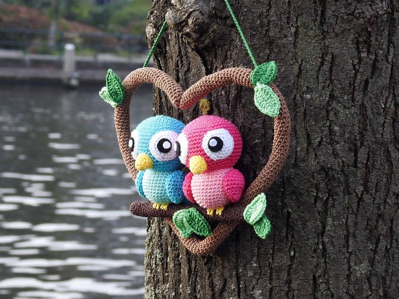 Crochet pattern Love birds Amigurumi image 5