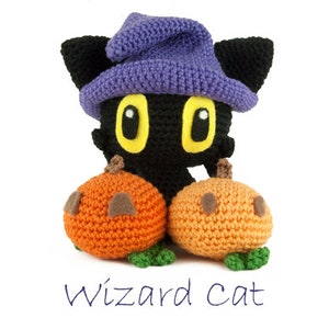 Crochet pattern Wizard Cat (Amigurumi)