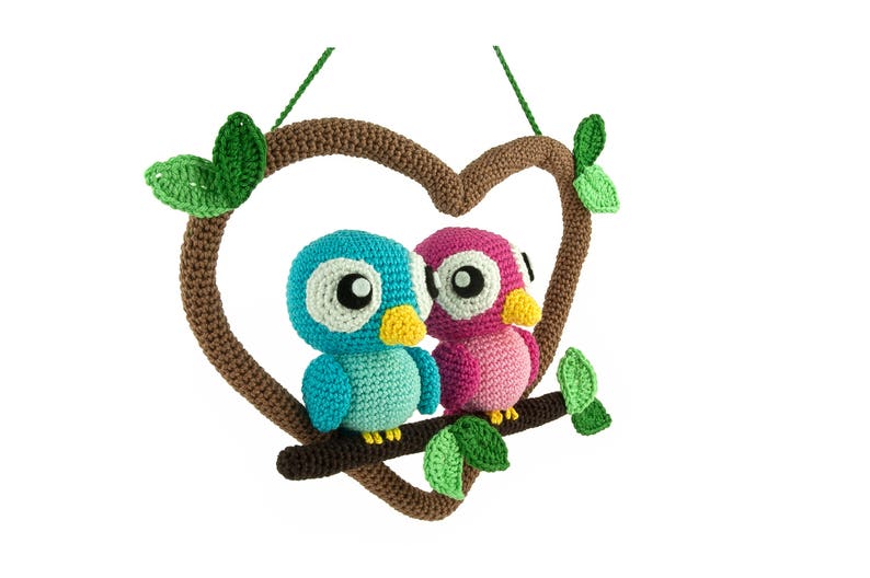 Crochet pattern Love birds Amigurumi image 4