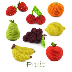 Crochet pattern for beginners - Fruit Amigurumi