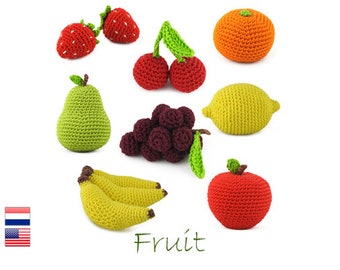 Crochet pattern for beginners - Fruit Amigurumi