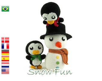 Crochet pattern Snow Fun