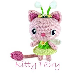 Häkelanleitung Kitty Fairy - Gabby&#39;s Dollhouse - Amigurumi - Spielzeug - Kuscheltier