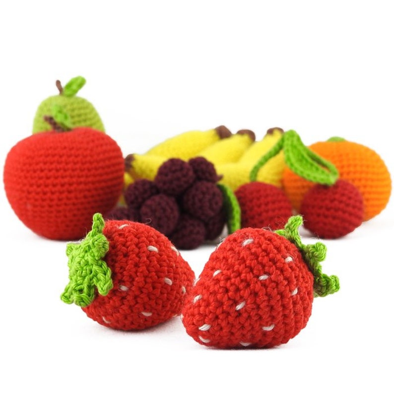 Crochet pattern for beginners Fruit Amigurumi image 2