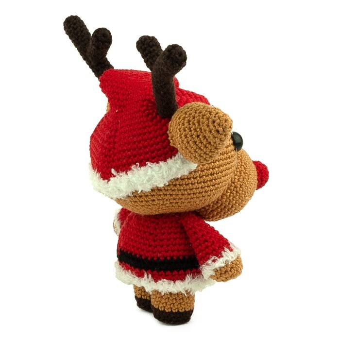 Crochet Pattern Santa Randy Amigurumi - Christmas - Reindeer - Stuffed ...