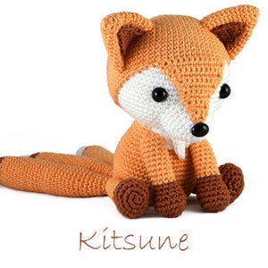 Crochet pattern Kitsune - Amigurumi - fox - stuffed animal - plush toy