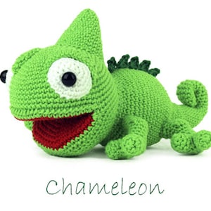 Crochet pattern Chameleon Amigurumi