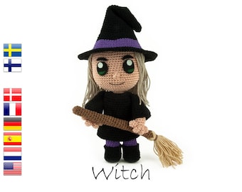 Crochet pattern Witch