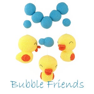 Crochet pattern Bubble Friends