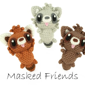 Crochet pattern Masked Friends