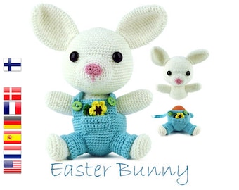 Crochet pattern Easter Bunny (egg cozy) Amigurumi