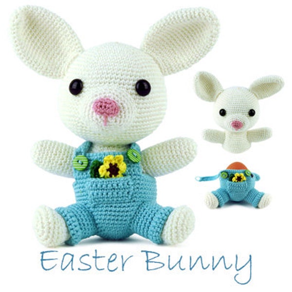 Crochet pattern Easter Bunny (egg cozy) Amigurumi