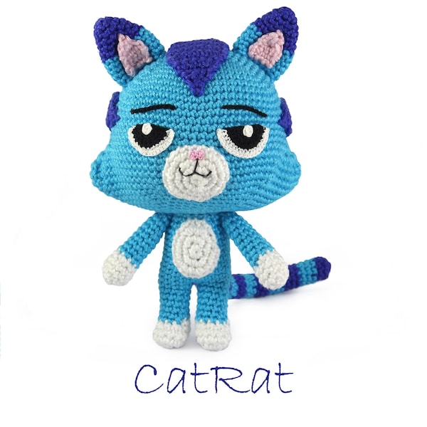 Crochet pattern CatRat - Gabby's Dollhouse - amigurumi - stuffed animal