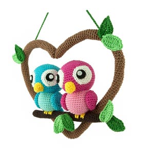 Crochet pattern Love birds Amigurumi image 2