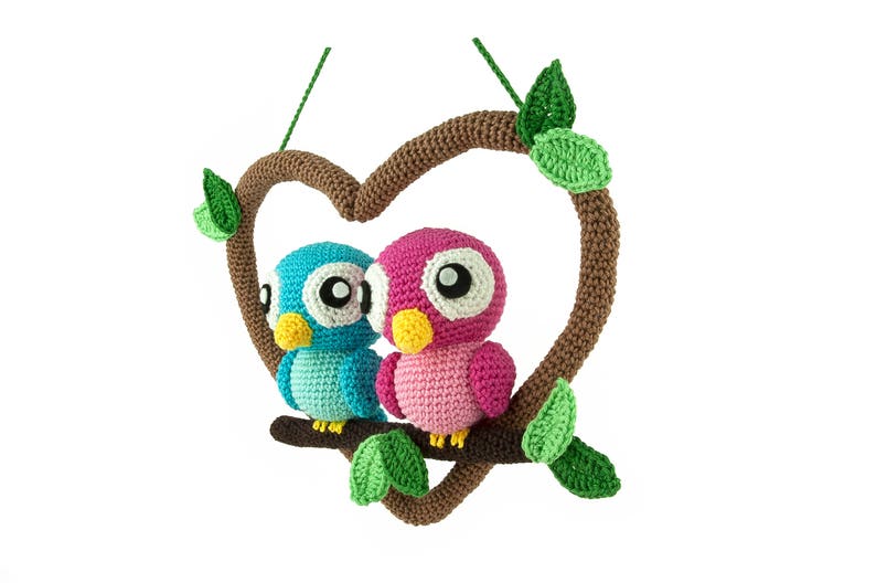 Crochet pattern Love birds Amigurumi image 2