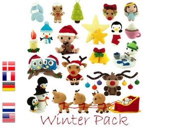 Winter Pack - 18 crochet patterns