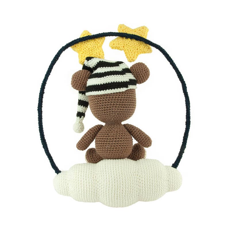 Crochet pattern Sleepy Bear image 3