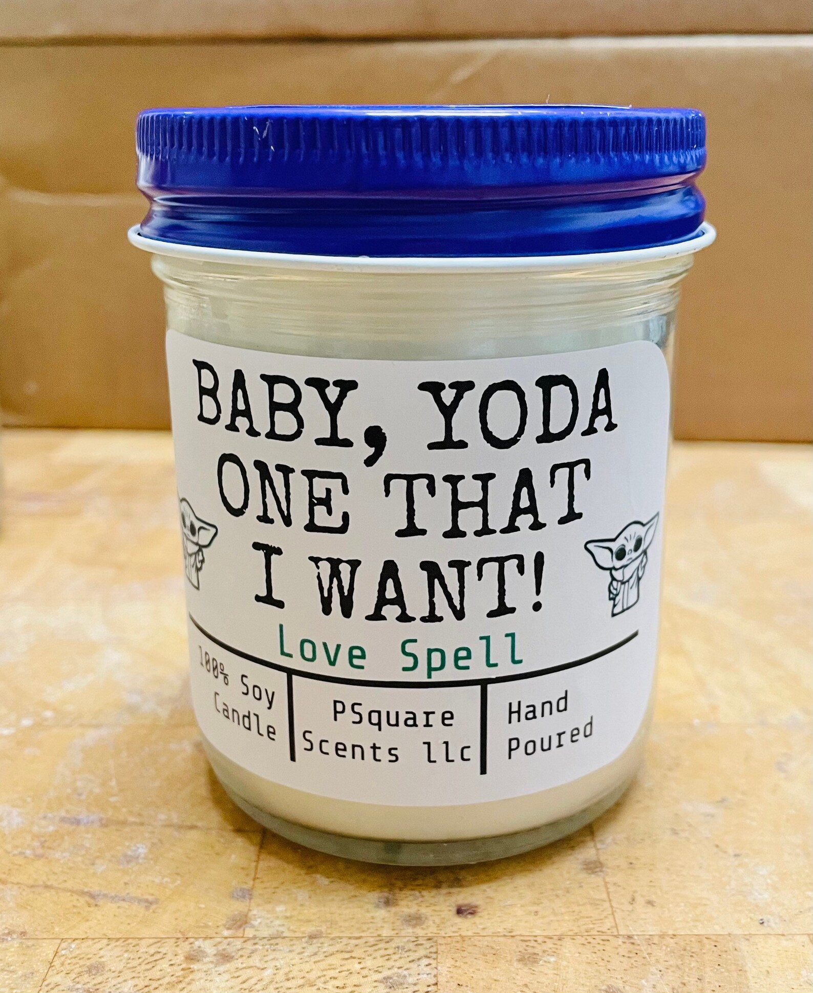 LOVE Novelty Quote Candles With Quirky Quotes 8ounce Jars Etsy