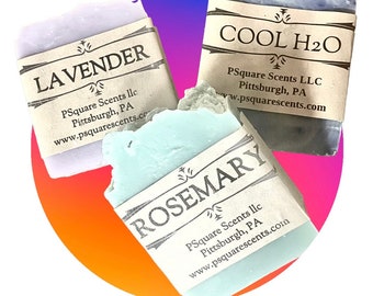 Handmade Bar Soap - Cold Process Soap - Shae Butter Soap - natural oil & lye