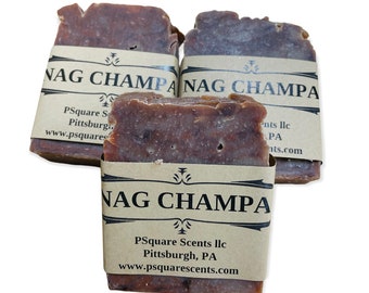 Nag Champa - Handmade Soap - Cold Process Soap - Shae Butter Soap - Natural - Fun Novelty