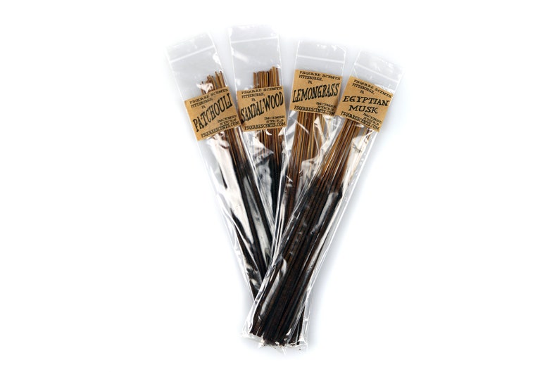Incense Sticks E to N, Hand Dipped in Small Batches, Pittsburgh, PA, Meditate, Yoga, Wicca image 1