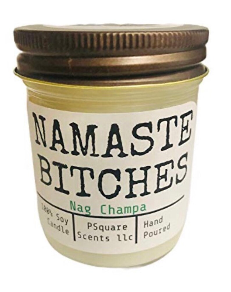 Fun Novelty Quote Candles with quirky quotes 8ounce Jars Etsy