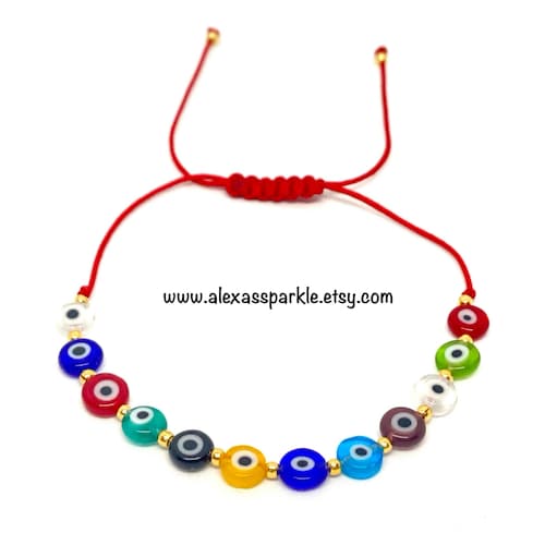 Evil Eye Protection Thread Bracelet 