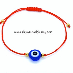 Evil Eye 10mm Protection Bracelets - Pulsera Proteccion Mal de Ojo Planos 10mm