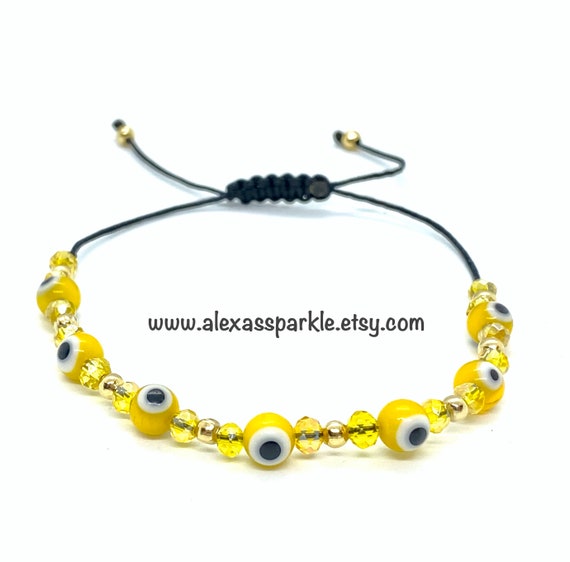 yellow ojo bracelet