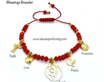 Blessings Charm Bracelet - Pulsera de Bendiciones