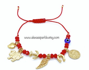 Good Wishes Bracelet Red Amulet Bracelet - Pulsera Buenos Deseos Amuleto Color Roja