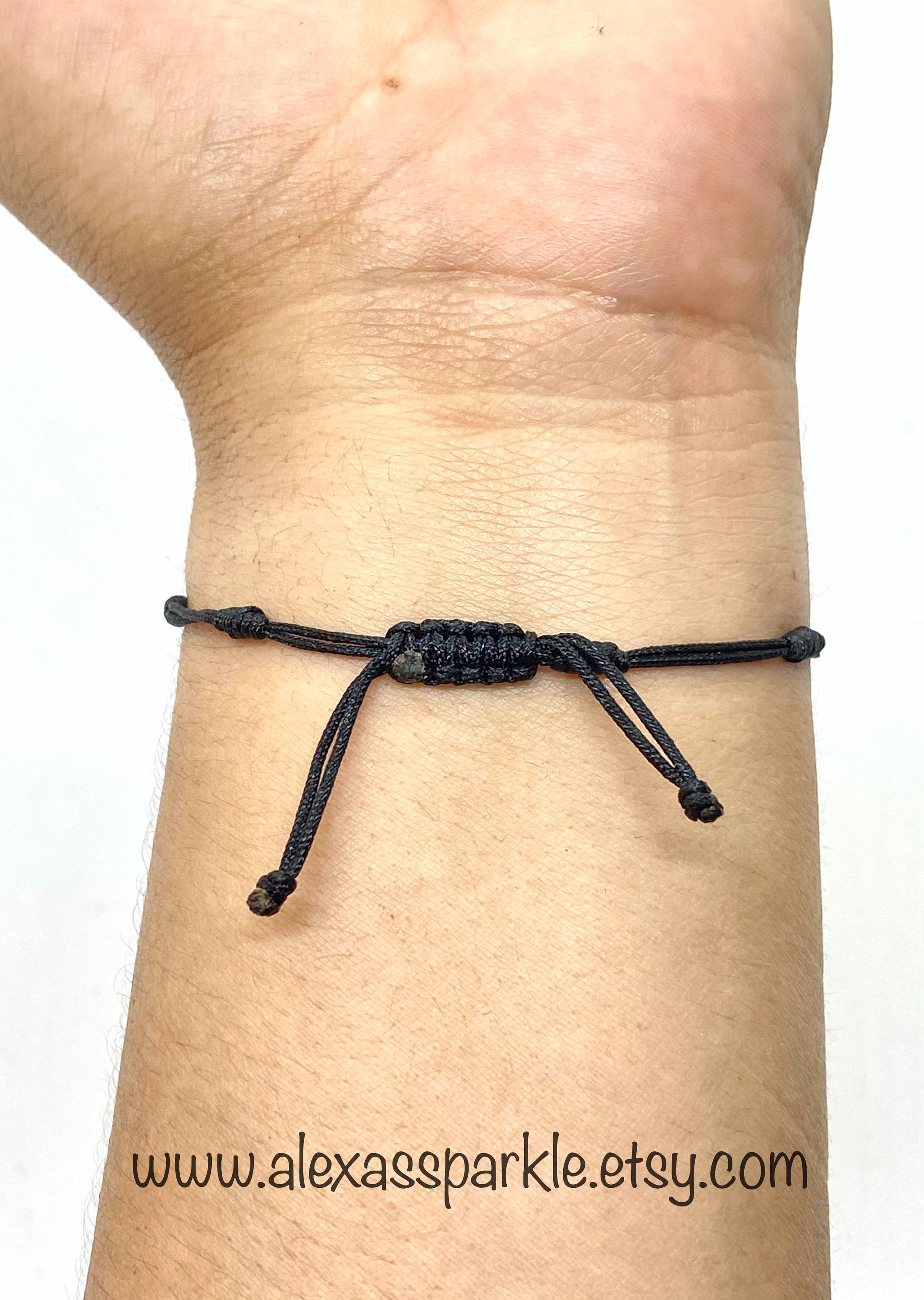 Buy Seven 7 Knot Black Thread Bracelet With Evil Eye Pulsera Negra Siete 7  Nudos Con Ojo Online in India 