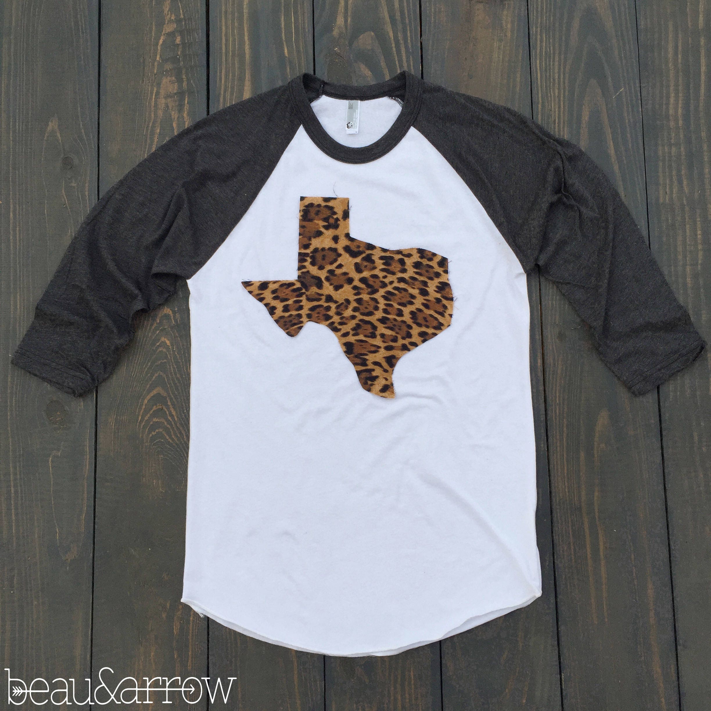 Handmade Texas Outline Baseball Shirt T-Shirt Tee | Etsy