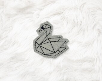 ITH 4x4 Geo Swan Feltie, en bastidor, archivo de bordado a máquina, descarga instantánea (descarga digital)