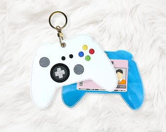 ITH 5x7 Game Control Appliqué Card Holder, In the Hoop, Machine Embroidery File, Instant Download, (Digital Download)