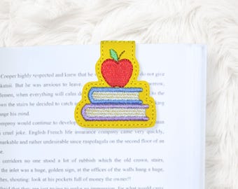 Marcapáginas magnético plegable ITH 4x4 para libros, para bordar en bastidor, archivo para bordado a máquina, descarga instantánea (descarga digital).