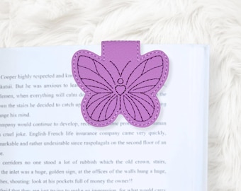 Marcapáginas magnético plegable con forma de mariposa de 4x4 pulgadas, para bordado en bastidor, archivo para bordado a máquina, descarga instantánea (descarga digital).