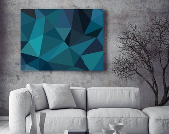 teal wall art etsy
