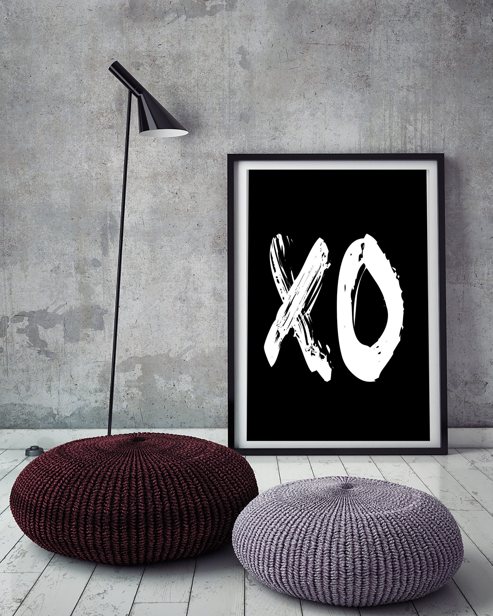 XO Print XO Poster XO Wall Art Printable Art Scandinavian Etsy